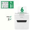 Leitz IQ Protect Premium -silppuri 6X P4, 4 x 40 mm, 10 l, 100 arkkia, 55 dB, kosketus, 6 arkkia