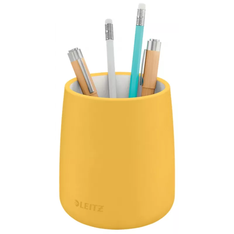Leitz Cosy -kynäteline, keltainen, keramiikka, pojat/tytöt, 8,7 cm, 105 mm, 240 g