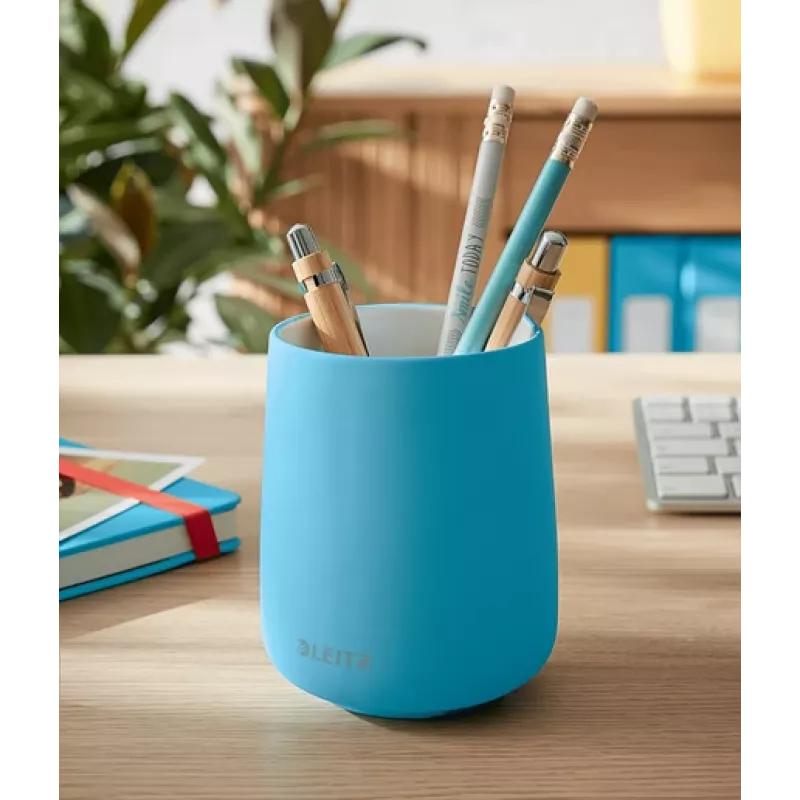 Leitz Cosy -kynäteline, sininen, keramiikka, pojat/tytöt, 8,7 cm, 105 mm, 240 g