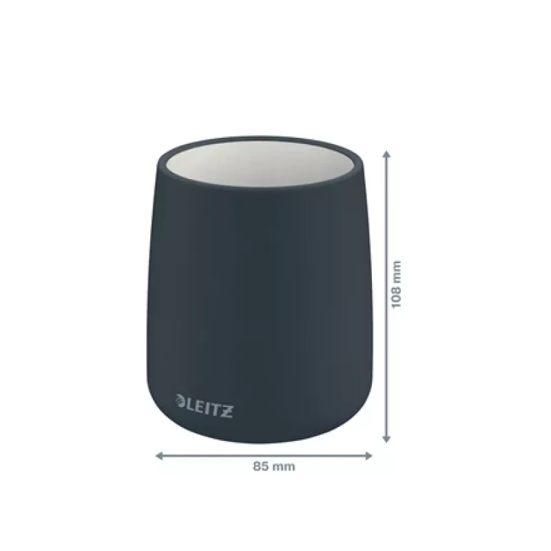 Leitz Cosy -kynäteline, harmaa, keramiikka, pojat/tytöt, 8,7 cm, 105 mm, 240 g