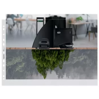 Leitz Recycle A3 -näyttötasku, 300 x 420 (A3), läpinäkyvä, polypropeeni (PP), matta, vaaka, 2 mm