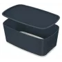 Leitz MyBox Cosy Small kannella, säilytyslaatikko, säilytyslaatikko, harmaa, suorakaide, muovi, yksivärinen, sisätila