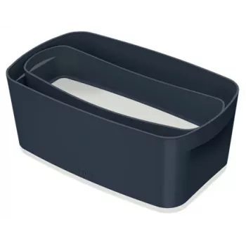 Leitz MyBox Cosy pitkä järjestelylaatikko, säilytys, säilytyslaatikko, harmaa, suorakaiteen muotoinen, muovi, yksivärinen, sisäkäyttöön