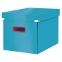 Leitz Click & Store Cosy Cube Large säilytyslaatikko, säilytyslaatikko, sininen, suorakaiteen muotoinen, kartonki, yksivärinen, sisäkäyttöön