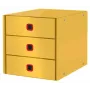 Leitz Click & Store Cosy laatikosto (3 laatikkoa), keltainen, kartonki, 286 mm, 358 mm, 282 mm