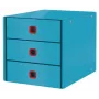 Leitz Click & Store Cosy laatikosto (3 laatikkoa), sininen, kartonki, 286 mm, 358 mm, 282 mm