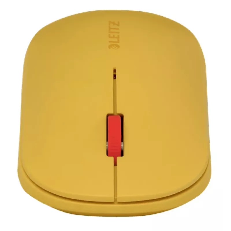 Leitz Cosy langaton hiiri, molempikätinen, RF Wireless + Bluetooth, 4000 DPI, oranssi