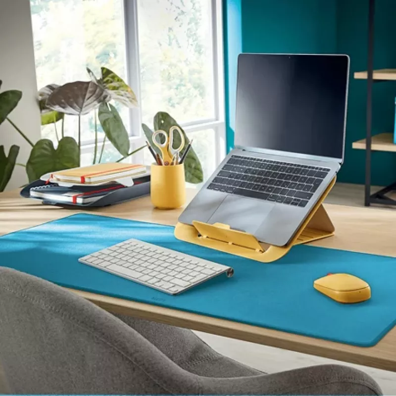 Leitz Cosy langaton hiiri, molempikätinen, RF Wireless + Bluetooth, 4000 DPI, sininen