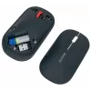 Leitz Cosy langaton hiiri, molempikätinen, RF Wireless + Bluetooth, 4000 DPI, harmaa