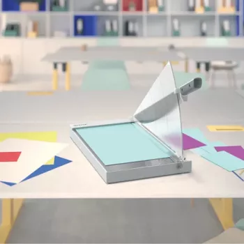 Leitz Precision Office paperileikkuri A3, 15 arkkia, ruostumaton teräs, A3, 80 g/m², lasi, ruostumaton teräs, antrasiitti