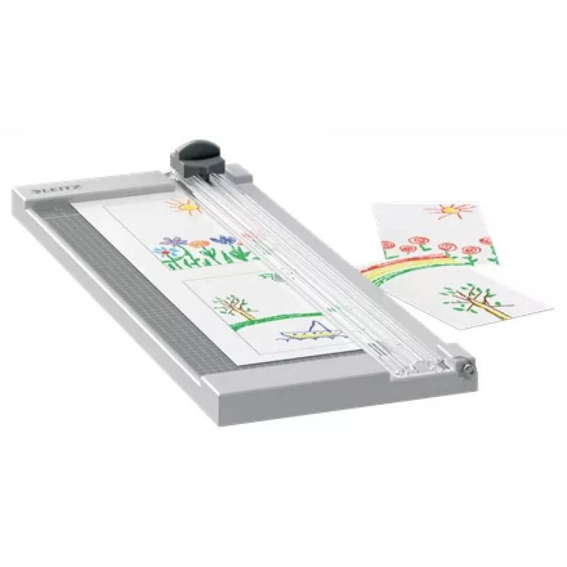 Leitz Precision Home paperileikkuri A4, 8 arkkia, A4, 80 g/m², harmaa, kumi, 153 mm