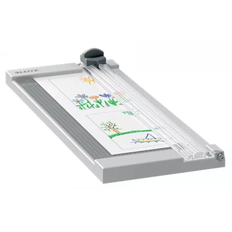 Leitz Precision Home paperileikkuri A4, 8 arkkia, A4, 80 g/m², harmaa, kumi, 153 mm