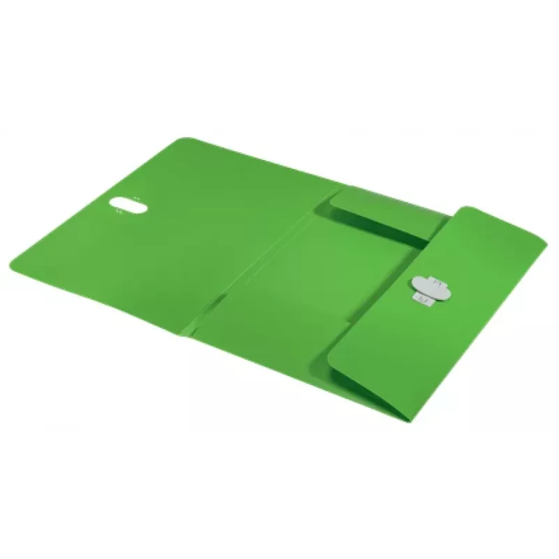 Leitz Recycle 3-läppäinen kansio, taskukansio, A4, polypropeeni (PP), vihreä, vaaka, 150 arkkia