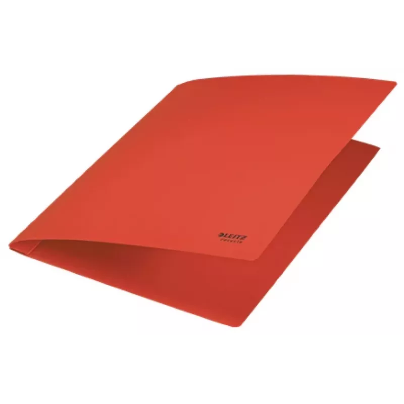 Leitz Recycle kartonkinen arkistokansio, perinteinen arkistokansio, A4, kartonki, punainen, vaaka-/pystyformaatti, 250 arkkia