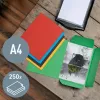 Leitz Recycle kartonkinen 3-läppäkansio, perinteinen arkistokansio, A4, kartonki, punainen, 250 arkkia, 80 g/m²
