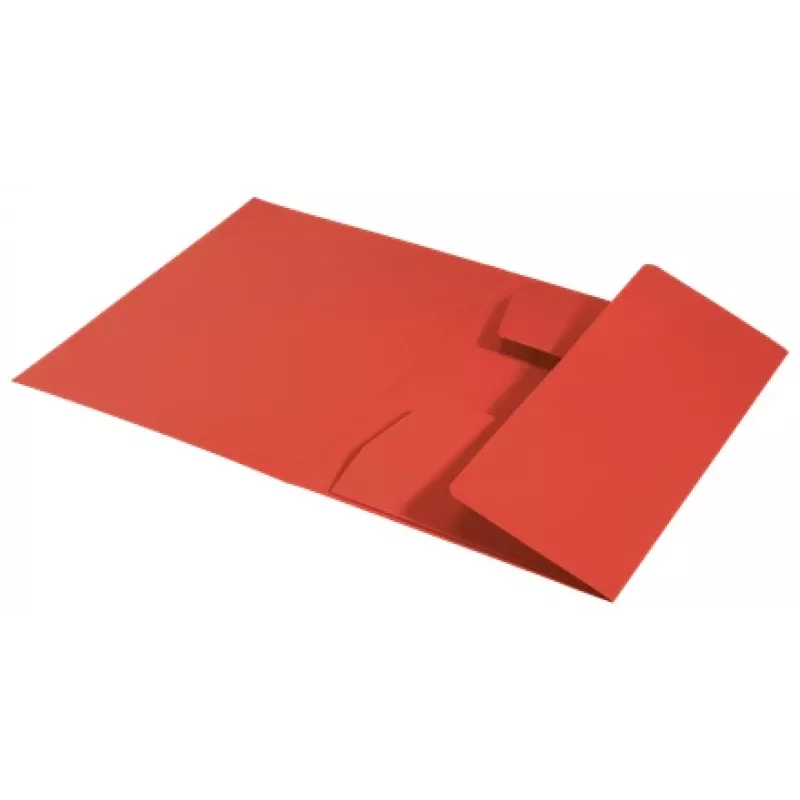 Leitz Recycle kartonkinen 3-läppäkansio, perinteinen arkistokansio, A4, kartonki, punainen, 250 arkkia, 80 g/m²