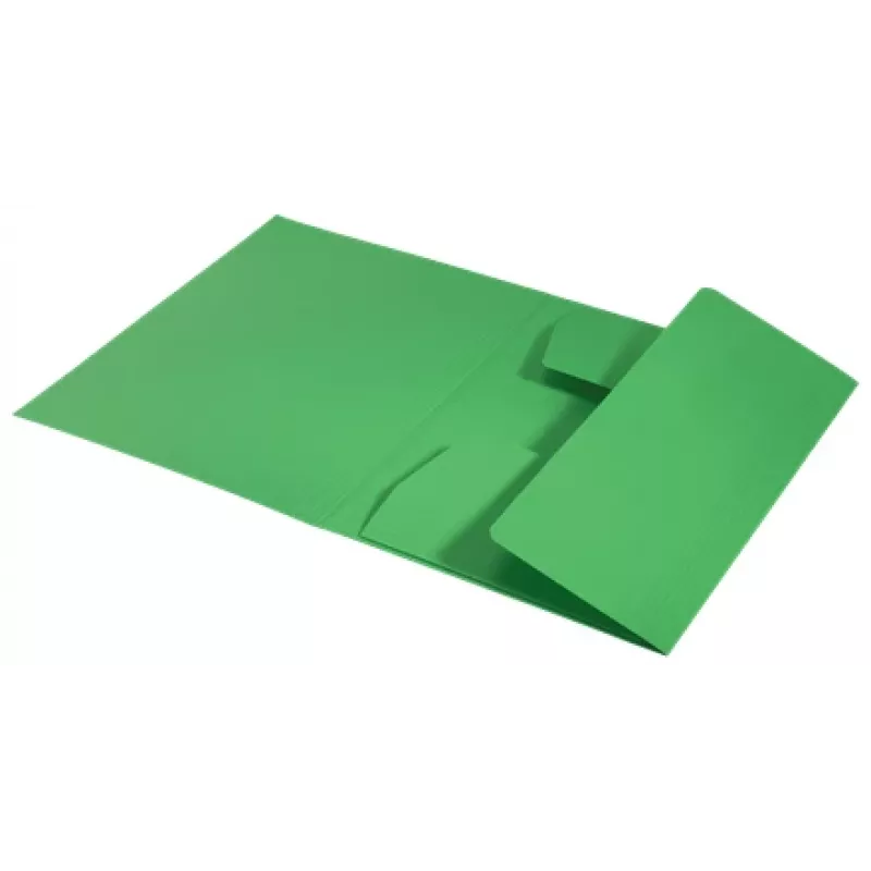 Leitz Recycle kartonkinen 3-läppäkansio, perinteinen kansio, A4, kartonki, vihreä, vaaka-/pystyformaatti, 250 arkkia