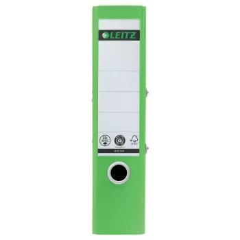 Leitz 180° Recycle vipukansio, A4, pyöreä rengas, säilytys, kartonki, vihreä, vihreä