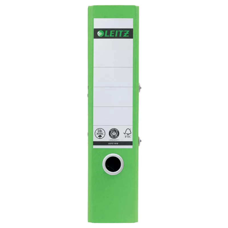 Leitz 180° Recycle vipukansio, A4, pyöreä rengas, säilytys, kartonki, vihreä, vihreä