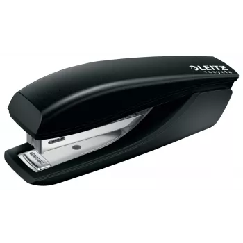 Leitz NeXXt Recycle mini-nitoja, 10 arkkia, musta, standard-clinch, P2, muovi, 80 g/m²