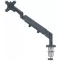 Leitz Ergo tilaa säästävä yhden näytön varsi, 9 kg, 43,2 cm (17 inch), 81,3 cm (32 inch), 75 x 100 mm, korkeussäätö, harmaa