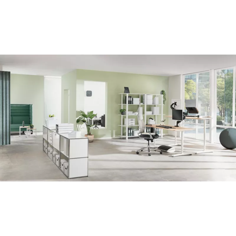 Leitz Ergo Active -tasapainotyyny, harmaa, 360 mm, 360 mm, 55 mm, 1,24 kg