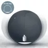 Leitz Ergo Active istumapallo pysäytystoiminnolla 65 cm, harmaa, full-size, 150 kg, TÜV, 65 cm, 2,87 kg