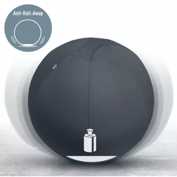 Leitz Ergo Active istumapallo pysäytystoiminnolla 65 cm, harmaa, full-size, 150 kg, TÜV, 65 cm, 2,87 kg