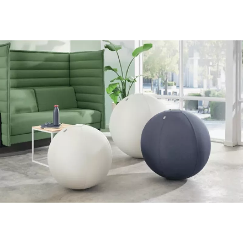 Leitz Ergo Active istumapallo pysäytystoiminnolla 65 cm, harmaa, full-size, 150 kg, TÜV, 65 cm, 2,87 kg