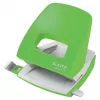 Leitz NeXXt Recycle Locher, 30 arkkia, vihreä, muovi, 8 cm, 5,5 mm, A4, A5, A6, Folio, US-Quart, 8 x 8 x 8 cm