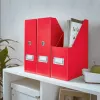 Leitz Click & Store WOW -aikakauslehtikotelo, punainen, kartonki, 103 mm, 253 mm, 330 mm, 95 x 245 x 310 mm