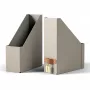 Leitz Puro aikakauslehtikotelo, 100 % kierrätyskartonkia, 2 kpl:n pakkaus, beige, kartonki, 100 mm, 260 mm, 310 mm, 310 g