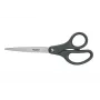 Leitz Titanium -sakset 180 mm, aikuisille, suora leikkaus, harmaa, satiinitettu teräs, ruostumaton teräs, toimistosakset, polypropeeni