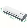 Leitz iLAM Home 4-in-1 A4 -laminointilaitesarja, 24 cm, kuumalaminointilaite, 300 mm/min, 0,4 mm, A4, 100 µm
