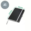 Leitz Style muistikirja A5 blanko kovakantinen, yksivärinen, musta, A5, 80 arkkia, 100 g/m², kovakantinen