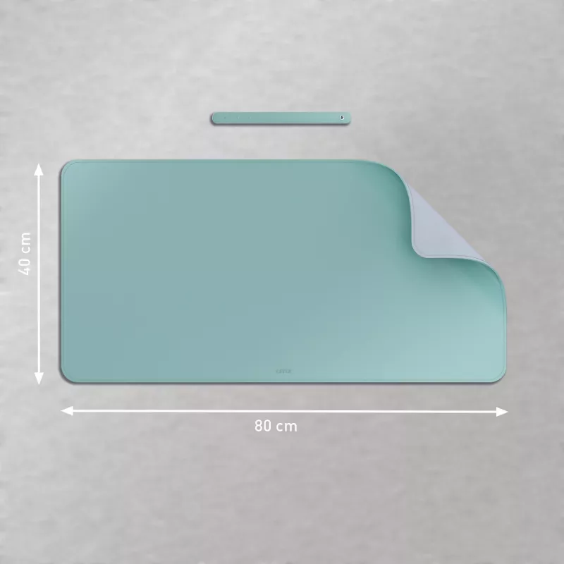 Leitz Large Desk Mat, mintunvärinen, polyvinyylikloridi (PVC), 400 mm, 800 mm, 2 mm, 350 g