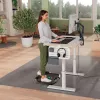 Leitz Ergo Active ergonominen väsymystä vähentävä matto, suorakaide, musta, polyuretaani, Bubble, Kiina, 605 x 681 mm