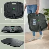Leitz Ergo Active ergonominen väsymystä vähentävä matto, suorakaide, musta, polyuretaani, Bubble, Kiina, 605 x 681 mm