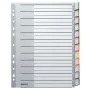 Leitz 12740000 blanko-välilehti pahvi harmaa, valkoinen