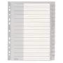 Leitz 12760000 blanko-välilehti muovi, harmaa