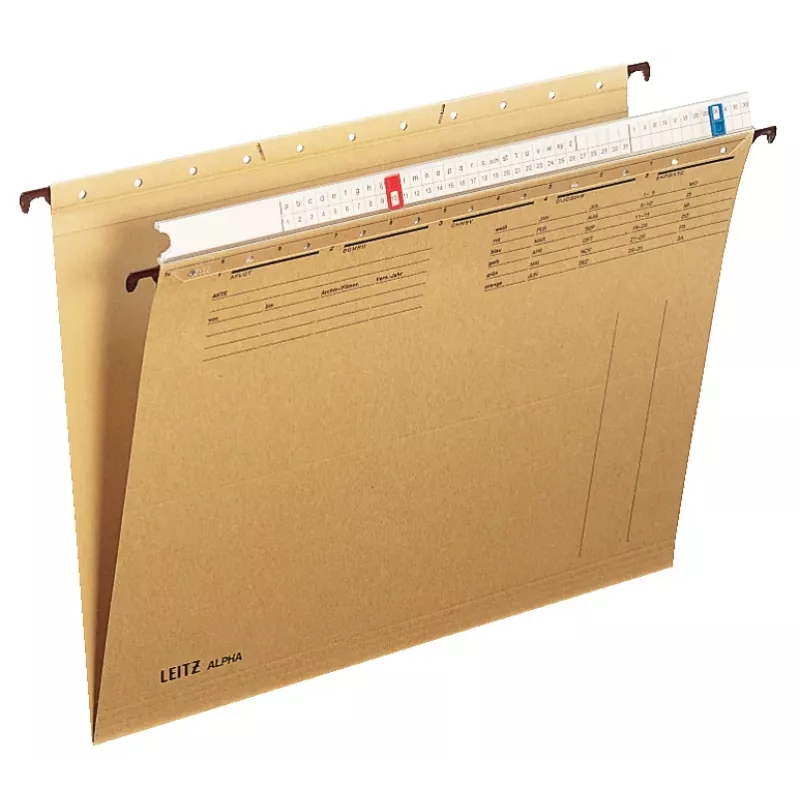 Leitz Alpha ripustuskansio kartonki A4 ruskea