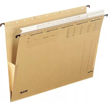 Leitz Alpha ripustuskansio kartonki A4 ruskea