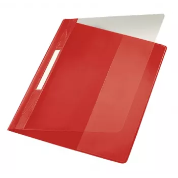 Leitz 41940025 raporttikansio PVC punainen, läpinäkyvä