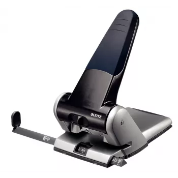 Leitz Heavy Duty rei'itin, 65 arkkia, musta, harmaa, 8 cm, 5,5 mm, A4, 130 mm