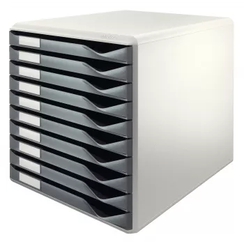 Leitz Form Set, 10 laatikkoa, muovi, harmaa, 4,3 kg, 285 x 355 x 290 mm