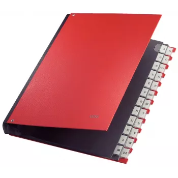 Leitz 59240025 välilehdet, kirja, punainen kartonki, polypropeeni (PP) A4