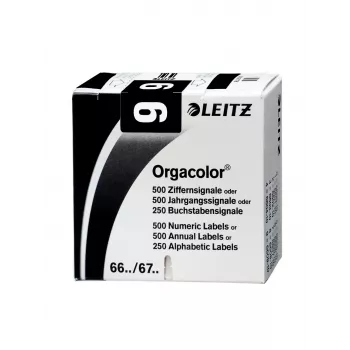 Leitz Orgacolor itseliimautuva tarra pyöristetty suorakaide musta