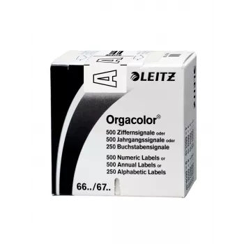 Leitz Orgacolor itseliimautuva tarra pyöristetty suorakaide valkoinen