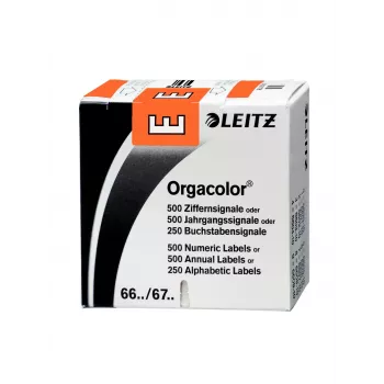 Leitz 66141000 itseliimautuva tarra pyöristetty suorakaide oranssi