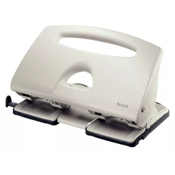 Leitz rei'itin 5132, 4-rei'itys 40 arkkia, 40 arkkia, harmaa, alumiini, muovi, 8 cm, 5,5 mm, A4, A5, A6, Folio, US Quart